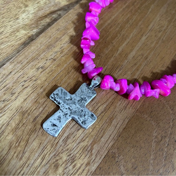 NWOT Free People Supernova Choker in Pink - Picture 5 of 6